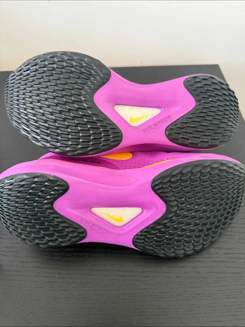 Nike Women's Zoom Fly 5 Running Shoes - Vivid Magenta with Yellow Accent